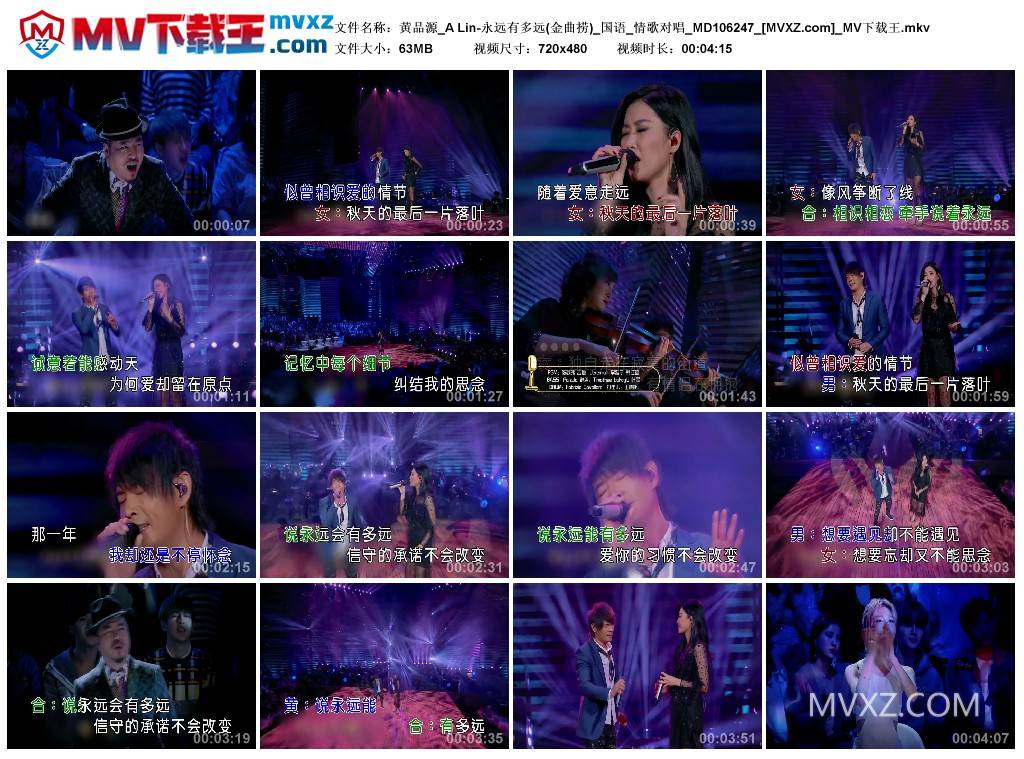 黄品源_A Lin-永远有多远(金曲捞)_国语_情歌对唱_MD106247